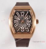 AB Factory V3 Franck Muller Men's Vanguard Classical ETA2824 Rose Gold Watches